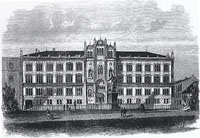 Das 1870 fertiggestellte Hauptgebäude